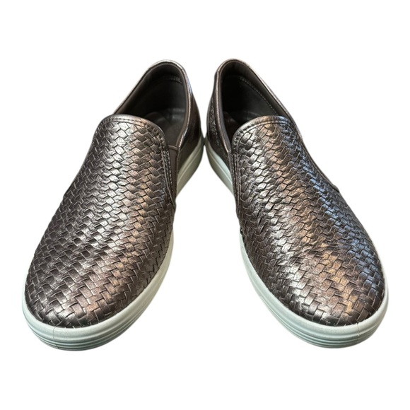 Ecco Women's Brown Slip-On Sneakers - Picture 3 of 6